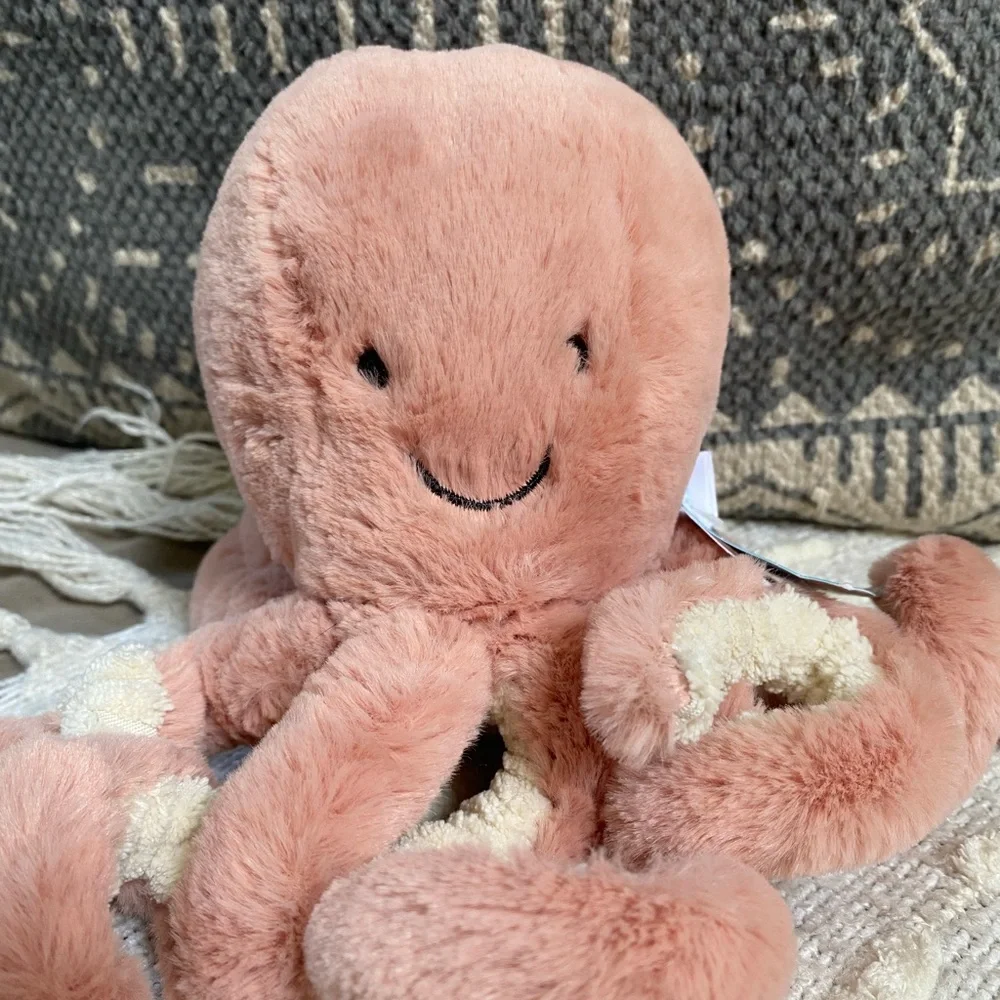 Jellycat Peach & Cream Octopus Plush